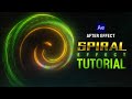 After Effects Spiral Line Effect Tutorial l 나선형 라인 에니메이션