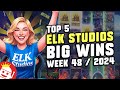 🔥 TOP 5 ELK STUDIOS COMMUNITY BIG WINS | WEEK #48 - 2024