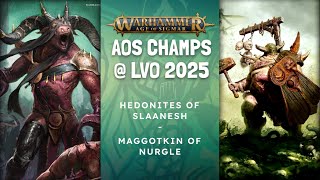 LVO 2025 AOS Champs | Finals | DAY 3 GAME 2 | Age of Sigmar Battle Report #games #aos