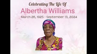 Celebrating Life - Albertha Williams