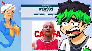 PROCUREI YOUTUBERS DE BLOX FRUITS NO AKINATOR MAIS UMA VEZ E…