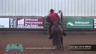 Reining Whiz ridden by Brent Naylor - 2012 NRHA Futurity (Nov. Horse Open)