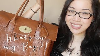 What's in my Bag and Mini Review (Mulberry Bayswater)