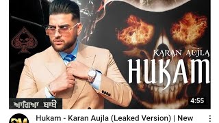 Karan Aujla New Song | Hukam Full Video | Latest Punjabi Songs 2021 #karanaujla #hukamkaikka