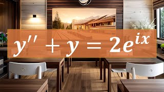 【詳細解題動畫】提要041：Solve y’’ + y = 2 exp(ix)｜授課老師：中華大學土木系呂志宗特聘教授(6-1)