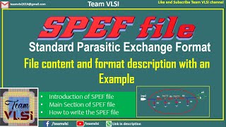 SPEF file in VLSI  | Standard Parasitic Exchange Format file | .spef file in Physical Design