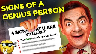 4 signs that you are genius  Finally Revealed !!!