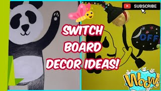 Switch Board Painting | Wall Painting Ideas | Switch Board Decor Ideas | Switch Board Painting Ideas