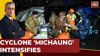 Cyclone Michaung Updates: Andhra Braces For Storm's Morning Impact, Heavy Rain Continues In Chennai