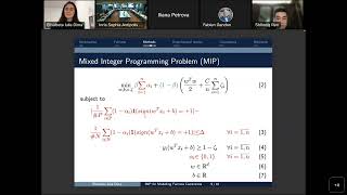 Mixed Integer Programming for Modelling Fairness Constraints, Elisabeta Lulia Dima