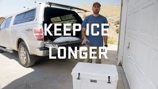 HOW TO Pack a YETI Tundra Cooler for the BEST ice retention with hunter Remi Warren
