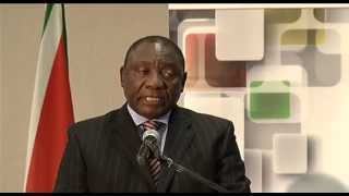 Deputy President Cyril Ramaphosa addresses Gauteng Social Cohesion Summit