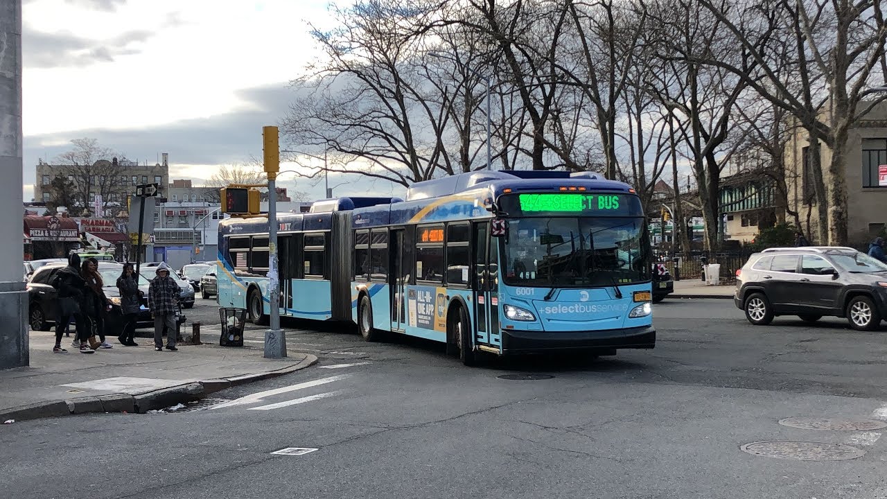 2016 New Flyer XD60 #6001 On The Q44 Select Bus Service At The Hugh ...