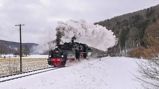 Dreikönigsdampf 2025 - Winterliches Dampfspektakel mit drei Dampfloks