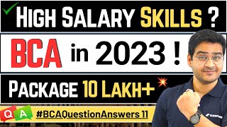 💥BCA High Salary Skills? BCA Specializations In Demand! After BCA Jobs! #bca #bcajobs #mca