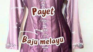 Payet baju melayu simple