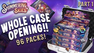 [PACK OPENING] WE OPENED OUR FIRST CASE! Disney Lorcana Shimmering Skies Part 1