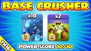 10 x E-Dragons + Overgrowth Spell = WOW!!! TH16 Attack Strategy (Clash of Clans)
