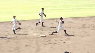 向上高校 シートノック 2019年9月15日(日)神奈川県高校野球秋季大会[4回戦立花学園戦]