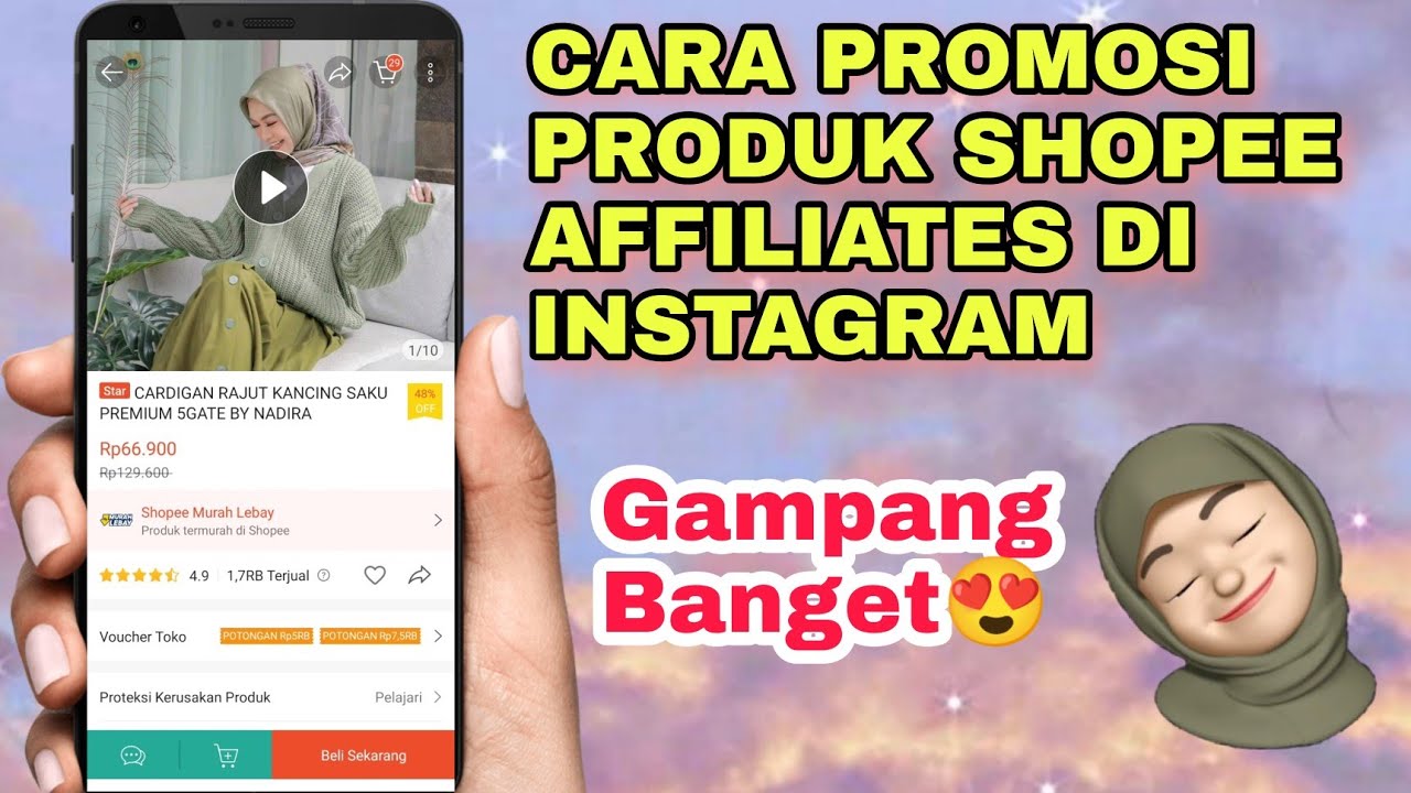 Cara Promosi Produk Shopee Affiliates Di Instagram - YouTube