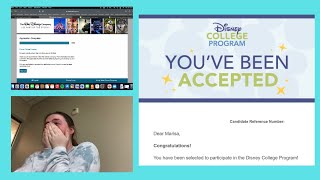 Disney College Program Acceptance // DCP Fall 2022