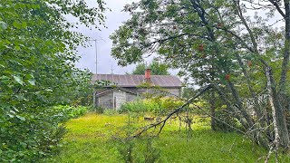 The secluded abandoned house.