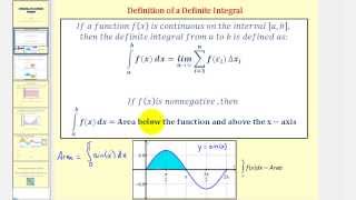 The Definition of The Definite Integral