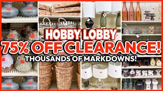 75% OFF HOBBY LOBBY ANNUAL CLEARANCE EVENT 🚨 | 1000+ Markdowns on HIGH-END Dupes! | Clearance Decor