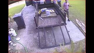 Seek Information on Trailer Theft