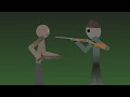 Grandpa (granny 3) vs Hunter (Little Nightmares 2) - Battle of Shotgun - Stickman Animation