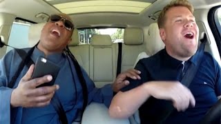 Stevie Wonder Brings James Corden to Tears in Iconic Carpool Karaoke: Video