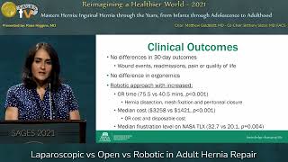 Laparoscopic vs Open vs Robotic in Adult Hernia Repair
