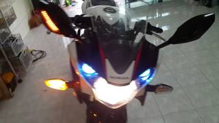 CBR 150R รีวิวกระจกข้างแบบมีไฟเลี้ยวในตัว GP Motor Sport Phuket 081-6145457