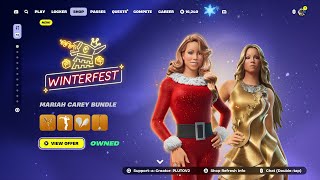 NEW MARIAH CAREY BUNDLE! Fortnite Item Shop [December 20th, 2024]