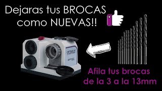 Afiladora de brocas OPTIMUM GQ D13 | COMO USAR Y MANTENIMIENTO