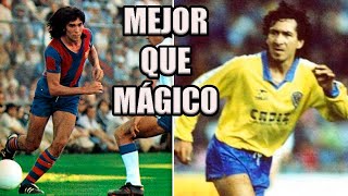 Lobo Carrasco jugando al fútbol: Mejor que Mágico González