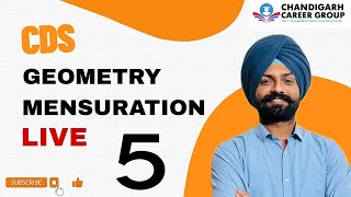 Geometry and mensuration class 5 for CDS by Sandeep Brar