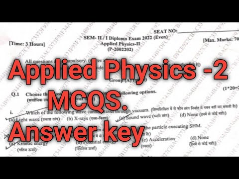 Polytechnic 2nd Semester Applied Physics-2 - YouTube