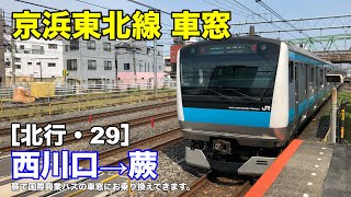 京浜東北線 車窓［北行・29］西川口→蕨