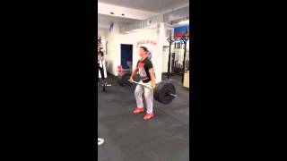 Nick Battaglia- 205# x5 Hang Power Snatch