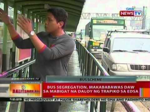 BT: Bus Segregation Sa EDSA, Ipapatupad Na Sa Disyembre - YouTube