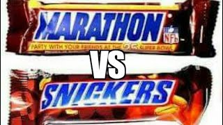 Snickers vs Marathon | Snickers bars to be called Marathon again after 30 years