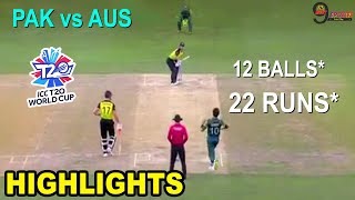 Pakistan Vs Australia Last Over HIGHLIGHTS 2021 Semi-Final T20 WORLD CUP | Mathew Wade Vs Shaheen