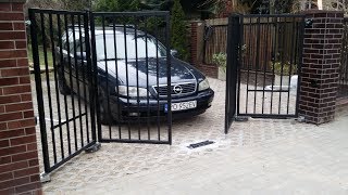 Automatic Gate II - Brama Harmonijkowa 380cm składana  z automatyką KEY REVO  Poznań