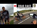 Drag Race w/ Jerry's MOTO Vlog | AOM |