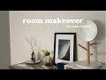 minimalist, aesthetic & cozy nordic room makeover + bedroom hacks 🌱☁️ #roommakeover #roomtour