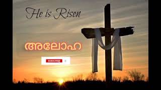 അവൻ ഇവിടെ ഇല്ല താൻ പറഞ്ഞതുപോലെ ഉയർത്തെഴുന്നേറ്റു ; മത്തായി 28:6## He is risen✝️✝️