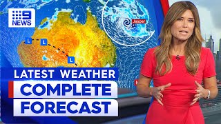Australia Weather Update: Sydney heatwave warnings, Cyclone Jasper intensifies | 9 News Australia