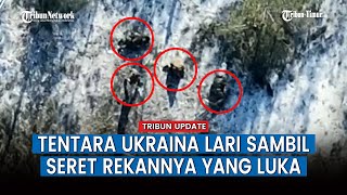 Rekaman Sekelompok Tentara Ukraina Berusaha Kabur di Bawah Ancaman Serangan Rusia