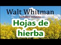 walt whitman audiolibro completo